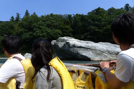 かえる岩　長瀞ライン下り